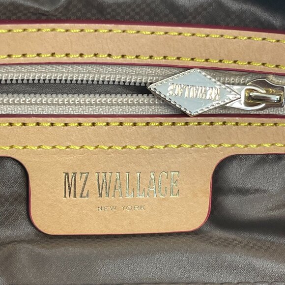 MZ Wallace Walnut Medium Sutton Deluxe Top Handle  Crossbody Bag - NWT - Picture 4 of 11